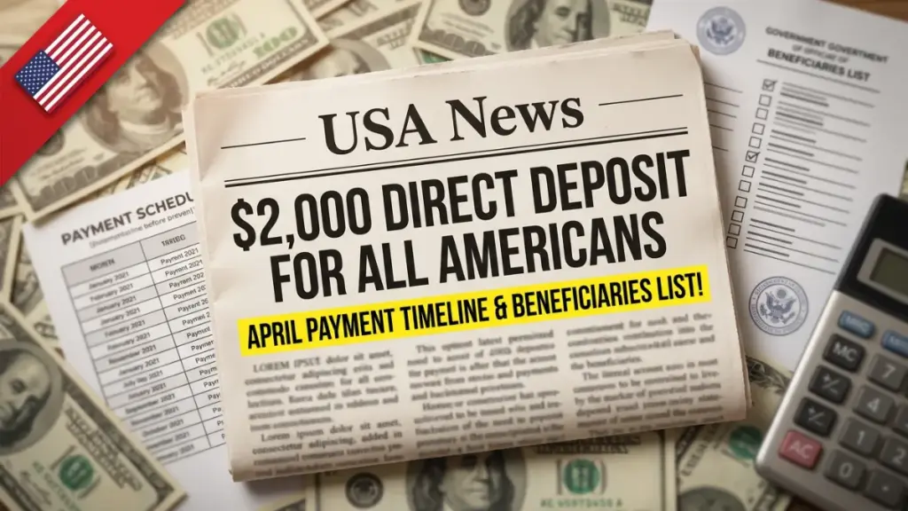 $2,000 Direct Deposit for All Americans