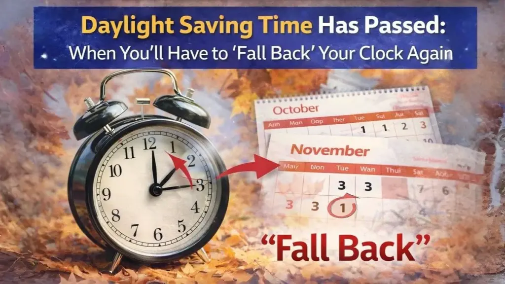 Daylight Saving Time Has Passed